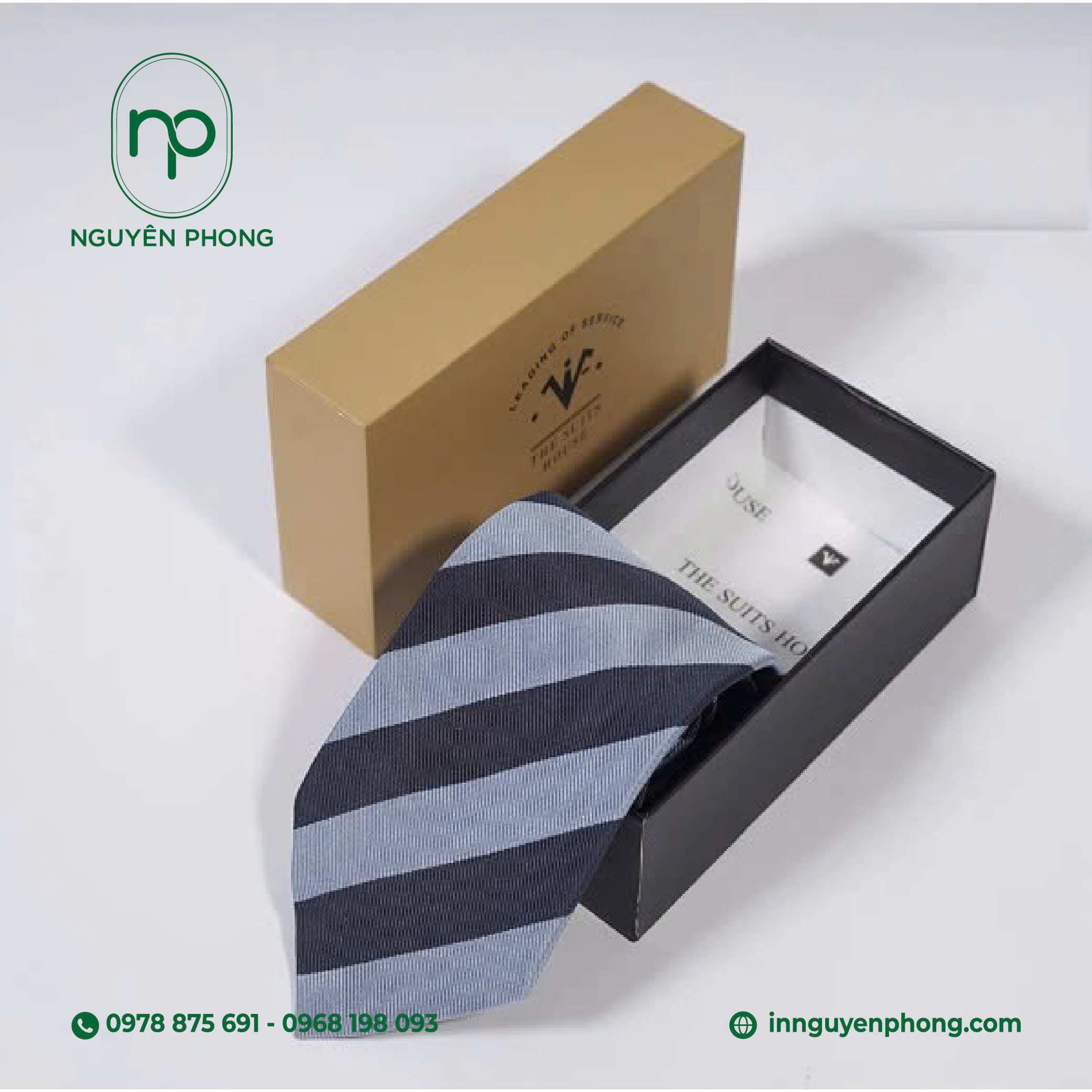 In ấn hộp đựng cà vạt lấy ngay tại Hà Nội